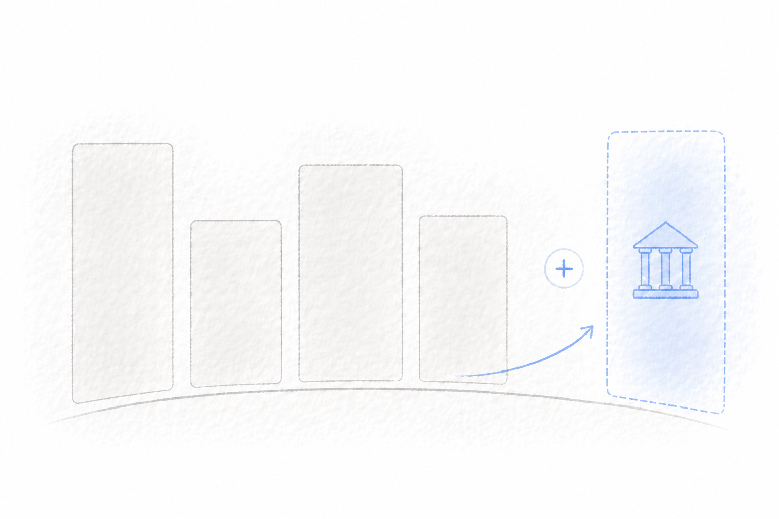 Croquis d'une construction de portefeuille
